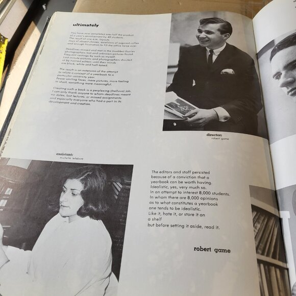 Vtg 1965 The University of Alberta Evergreen & Gold Yearbook - Picture 8 of 13
